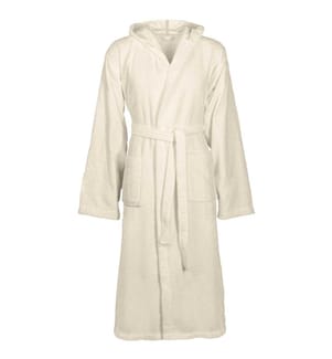 Bademantel KINN Creme XL Baumwolle