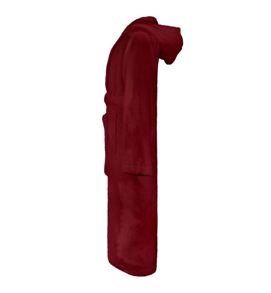 Bademantel KINN Rot M Baumwolle