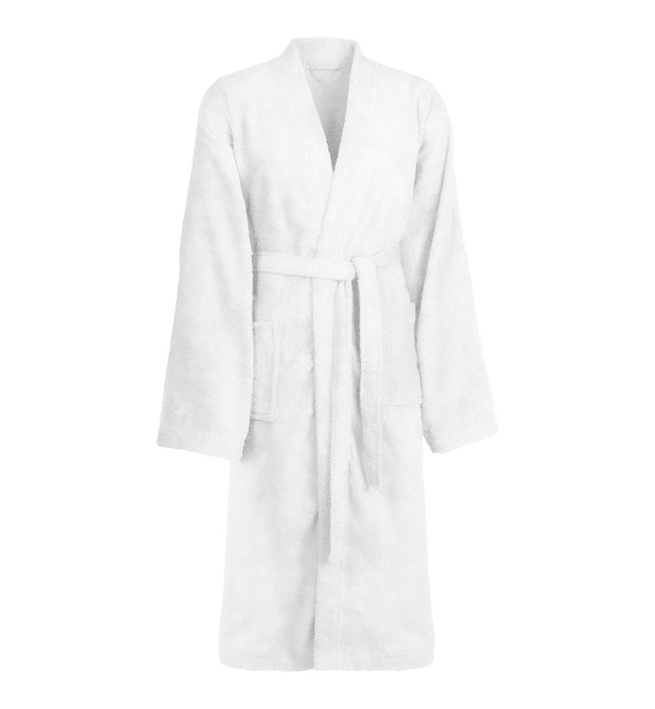 Bademantel KINN Weiss M Baumwolle