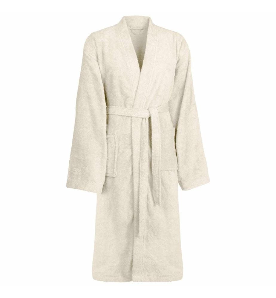 Bademantel KINN Creme XL Baumwolle
