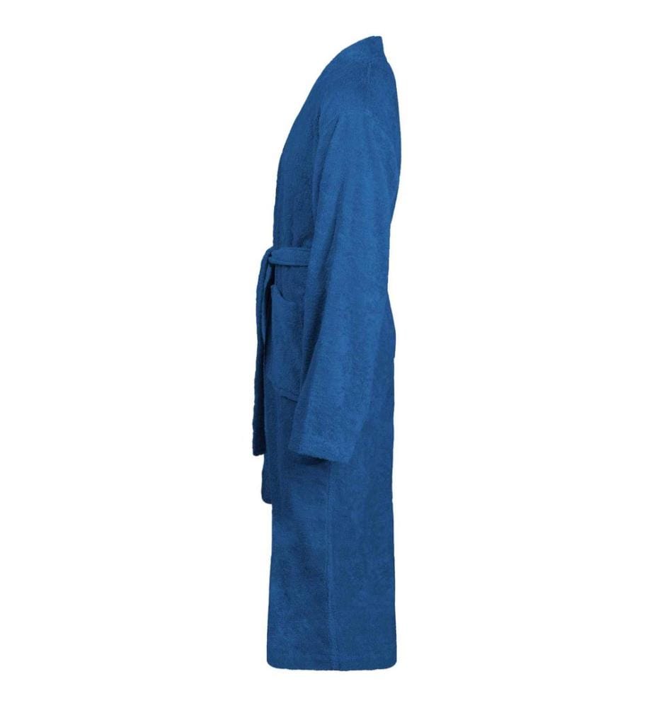 Bademantel KINN Blau M Baumwolle