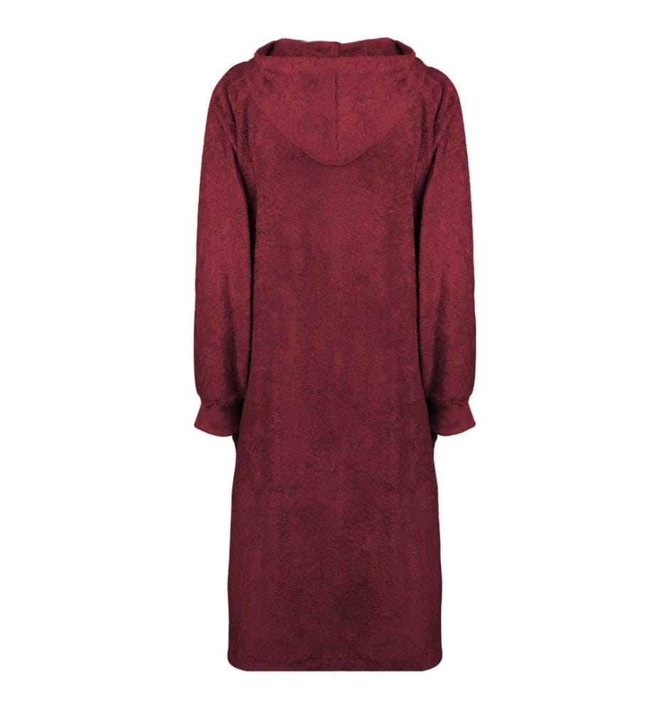Decken-Hoodie KINN Rot XL Baumwolle