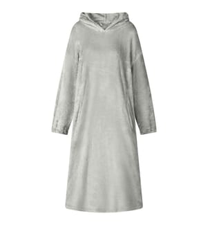 Decken-Hoodie Grau S Flanell