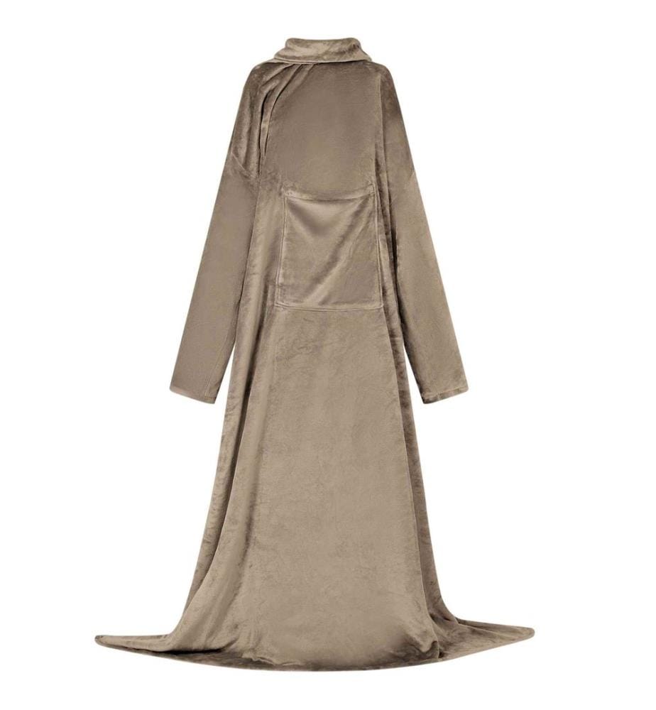 Sweat à capuche couverture Camel F Flanelle