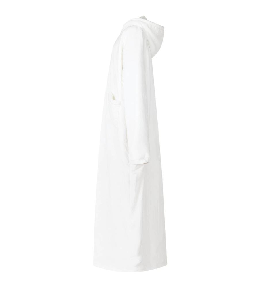Decken-Hoodie Weiss L Fleece und Flanell