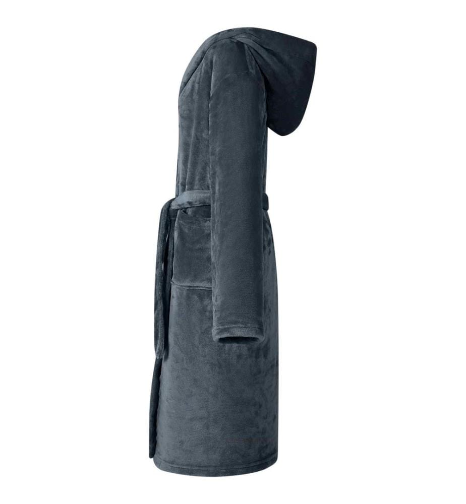 Peignoir avec capuche Bleu marine xxxl Flanelle