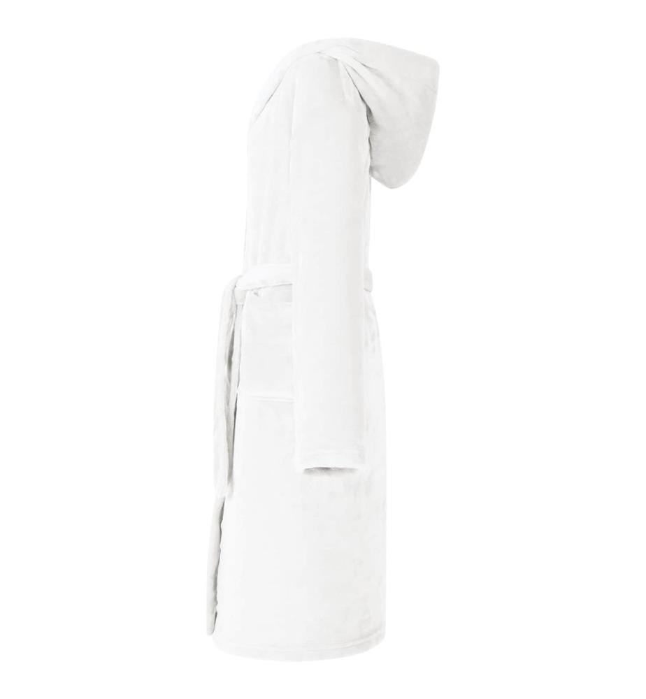 Peignoir avec capuche Blanc s Flanelle