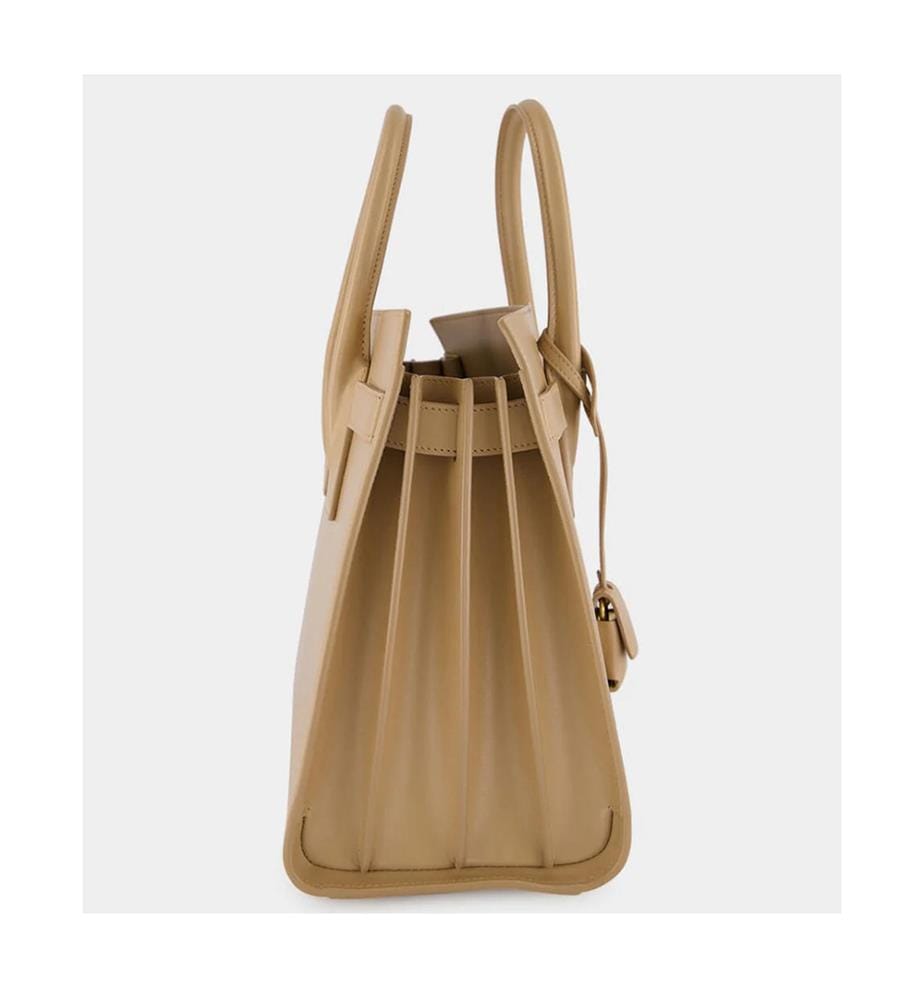 Leder-Tagesrucksack - Klein - Hellbeige