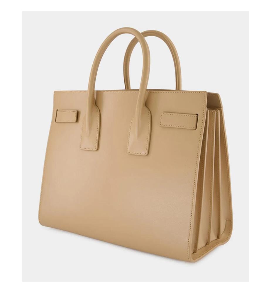 Leder-Tagesrucksack - Klein - Hellbeige