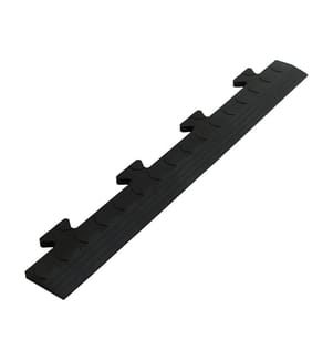 Bordure Mâle pour Dalle en PVC - 48x7x0,8cm - Noir