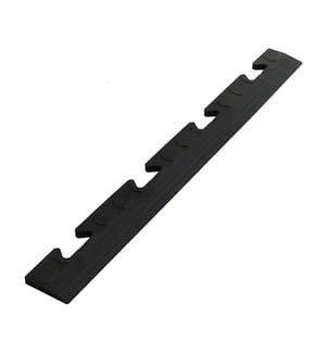 Bordure Femelle pour Dalle en PVC - 48x5,1x0,8cm - Noir