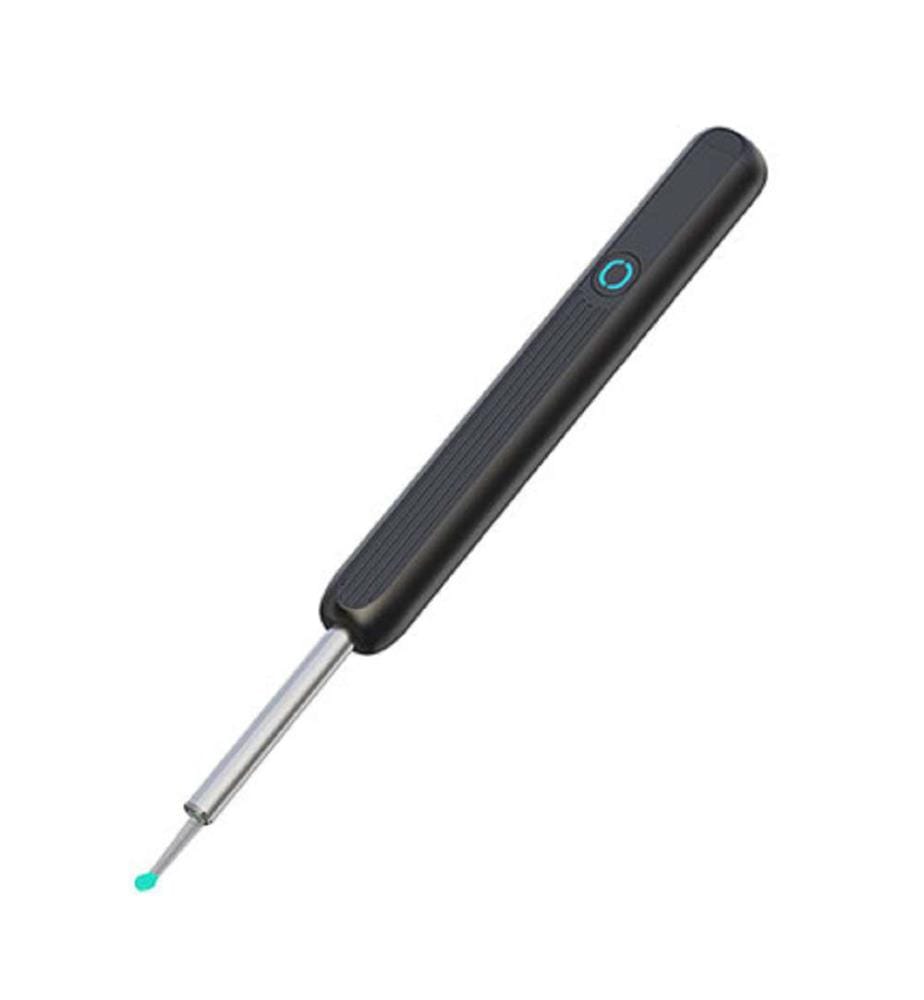 NE3 Otoscope Kit de Nettoyage pour Oreilles Connecté avec Caméra - Noir