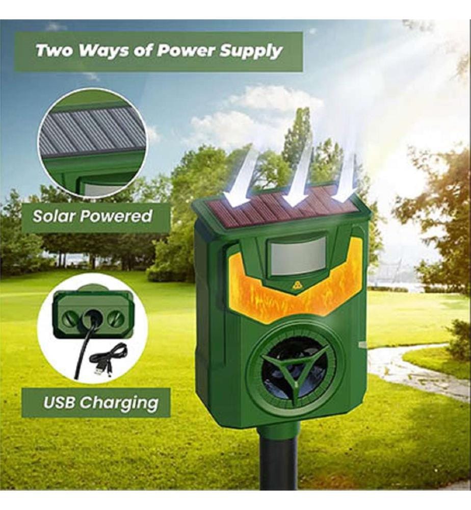 Confezione da 2 repellenti a ultrasuoni W2 Solar LED