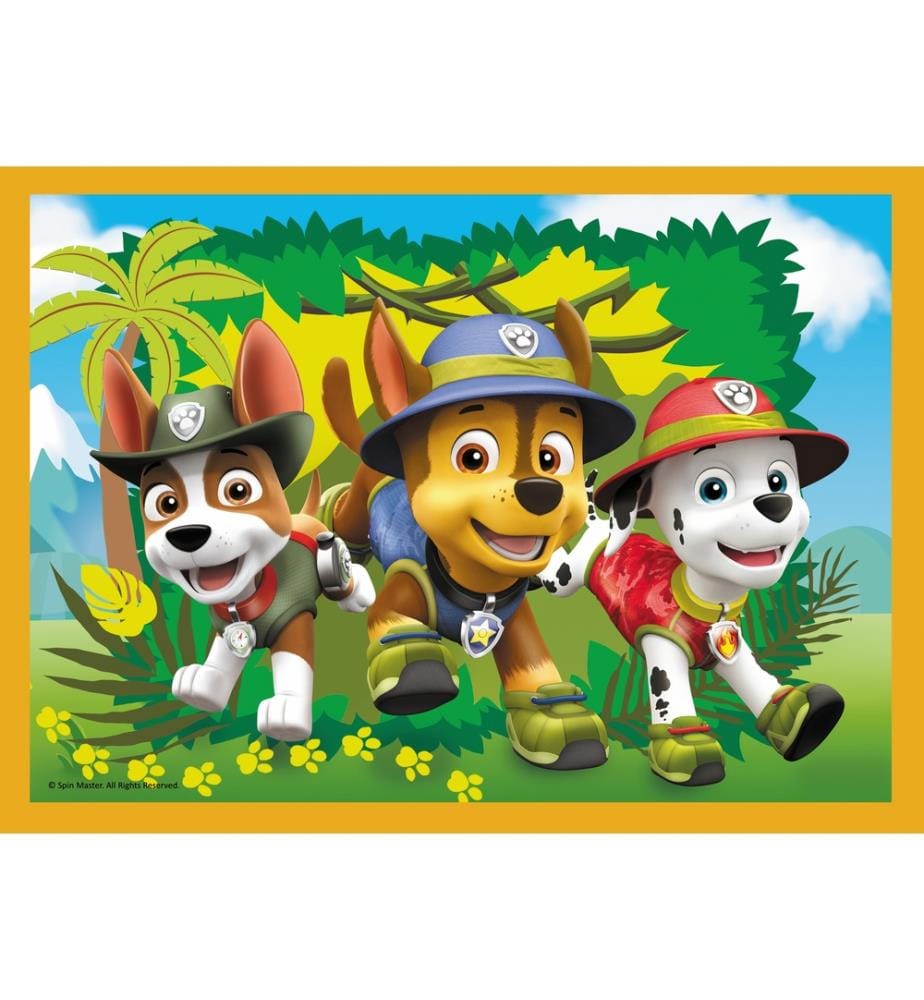 PAT PATROUILLE - Les Vacances de la Pat Patrouille - Puzzle 4 EN 1 - 4ANS+ - 35/48/54/70
