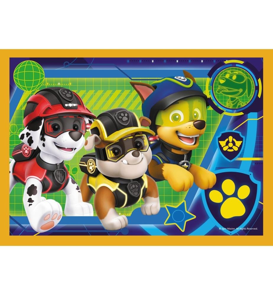 PAT PATROUILLE - Les Vacances de la Pat Patrouille - Puzzle 4 EN 1 - 4ANS+ - 35/48/54/70