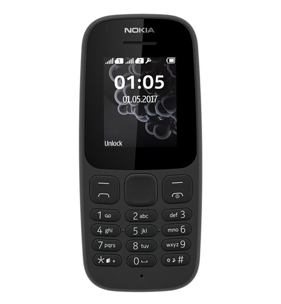 NOKIA Mobiltelefon - Modell: 105 DS SCHWARZ
