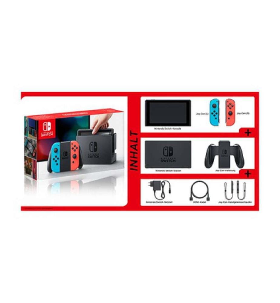 Nintendo Switch - Neon und Rot