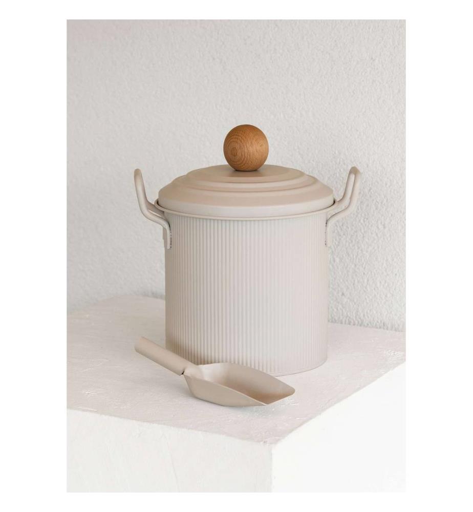Boîte de rangement, beige, 100 % galvanisée