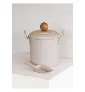 Boîte de rangement, beige, 100 % galvanisée