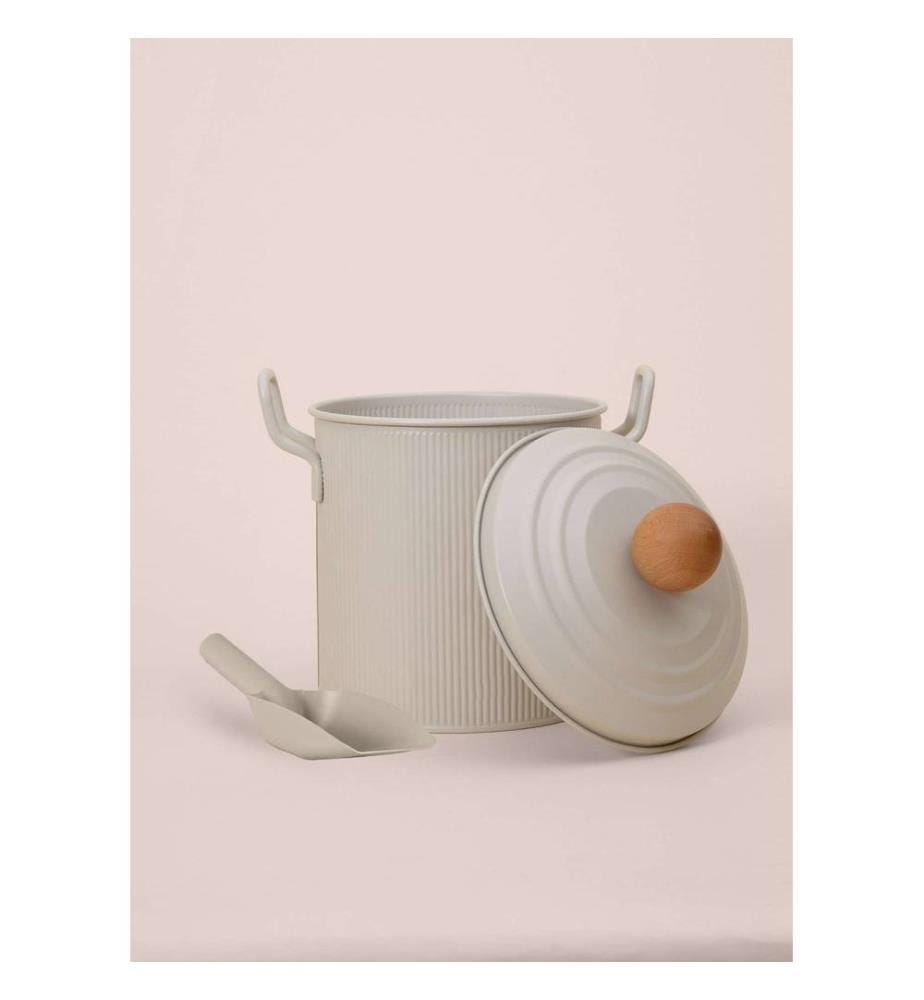 Boîte de rangement, beige, 100 % galvanisée