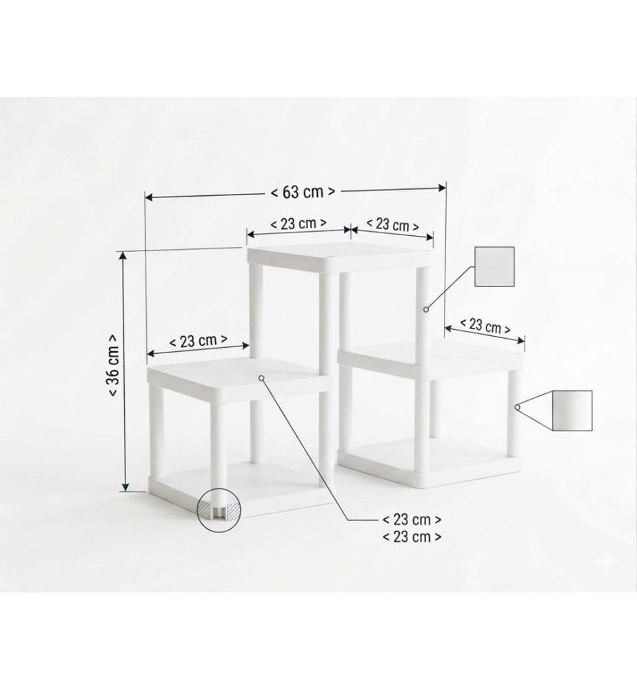 Kitchen Organizer - White