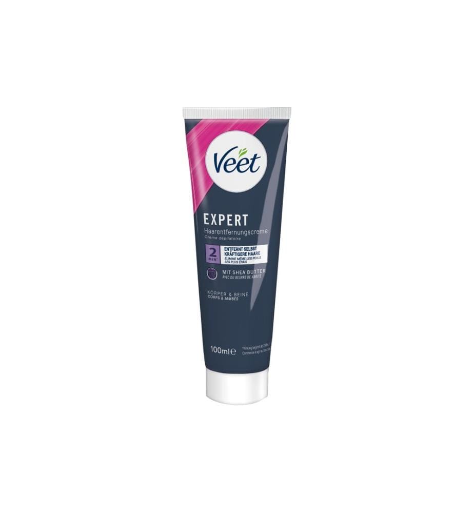 Veet - Crème dépilatoire corps et jambes Expert 100 ml