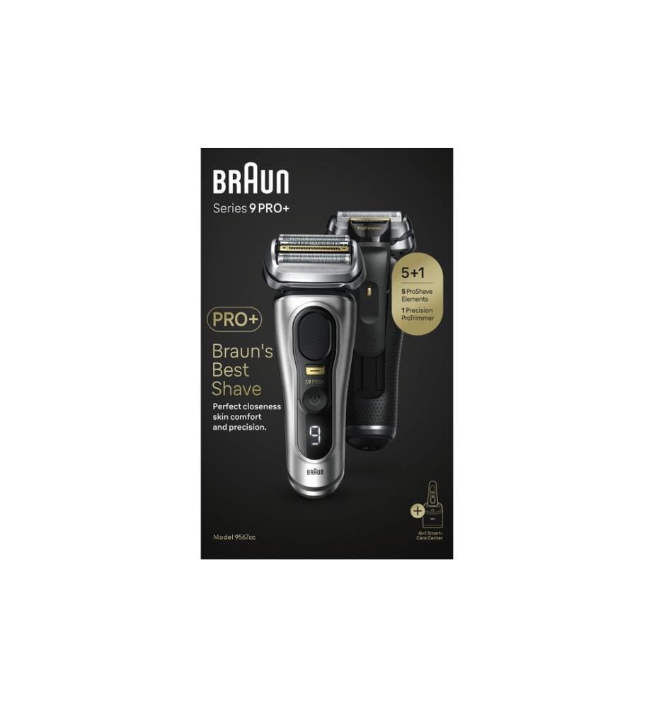 BRAUN - Herrenrasierer Series 9 Pro+ 9567cc mit Reinigungsstation