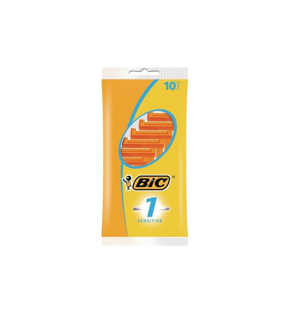 BIC - Rasoir pour hommes Sensitive1 jetable 10 pièces