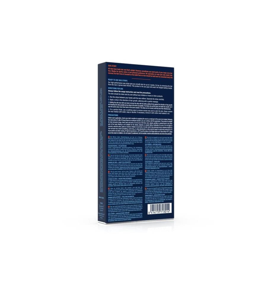 No Hair Crew - Bandes de cire Body 20 Pièce/s