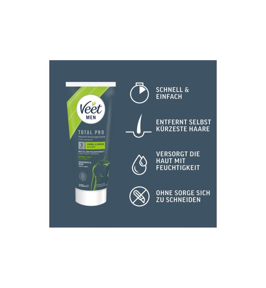Veet MEN - Crème dépilatoire Men Power Effect 200 ml