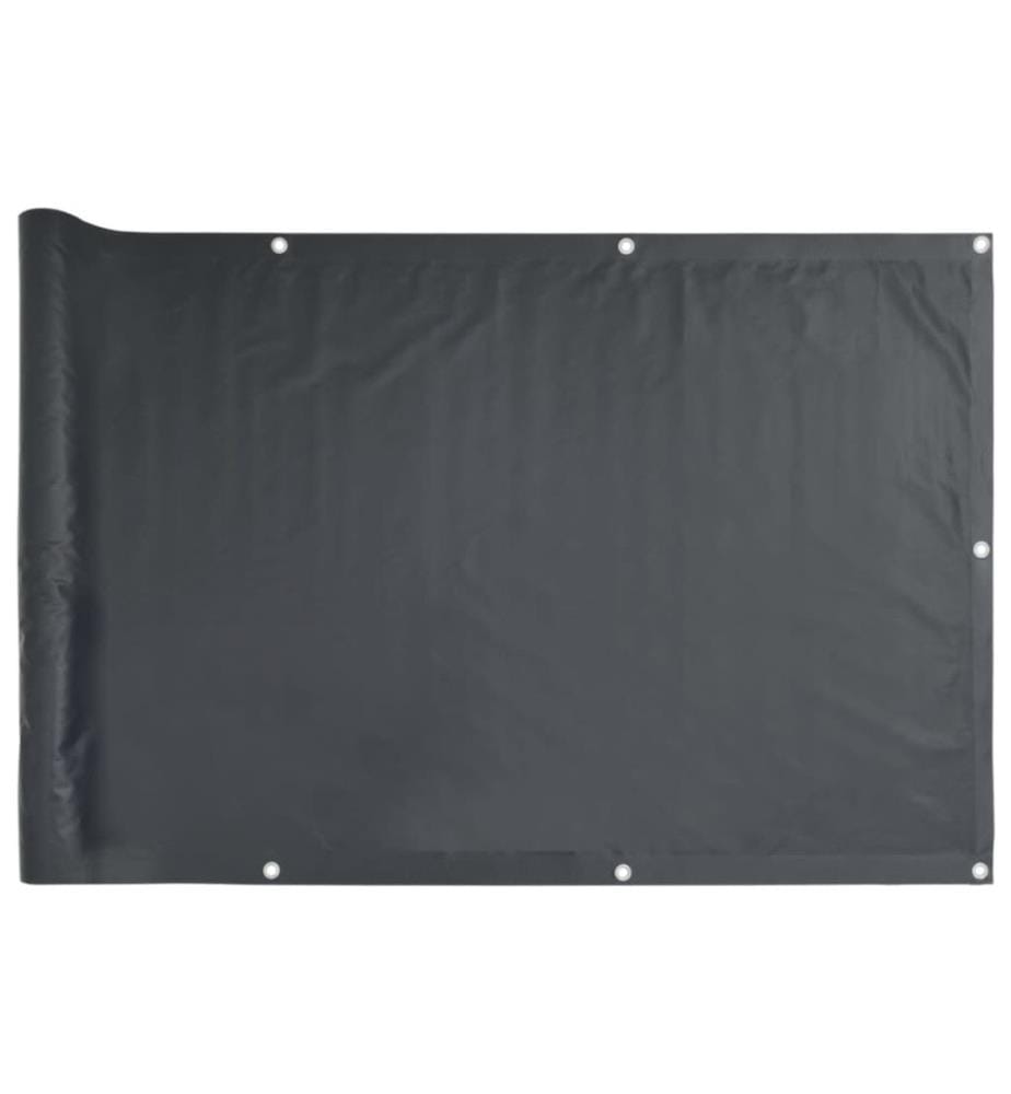 Balkon-Sichtschutz Anthrazit 90x500 cm Oxford-Gewebe