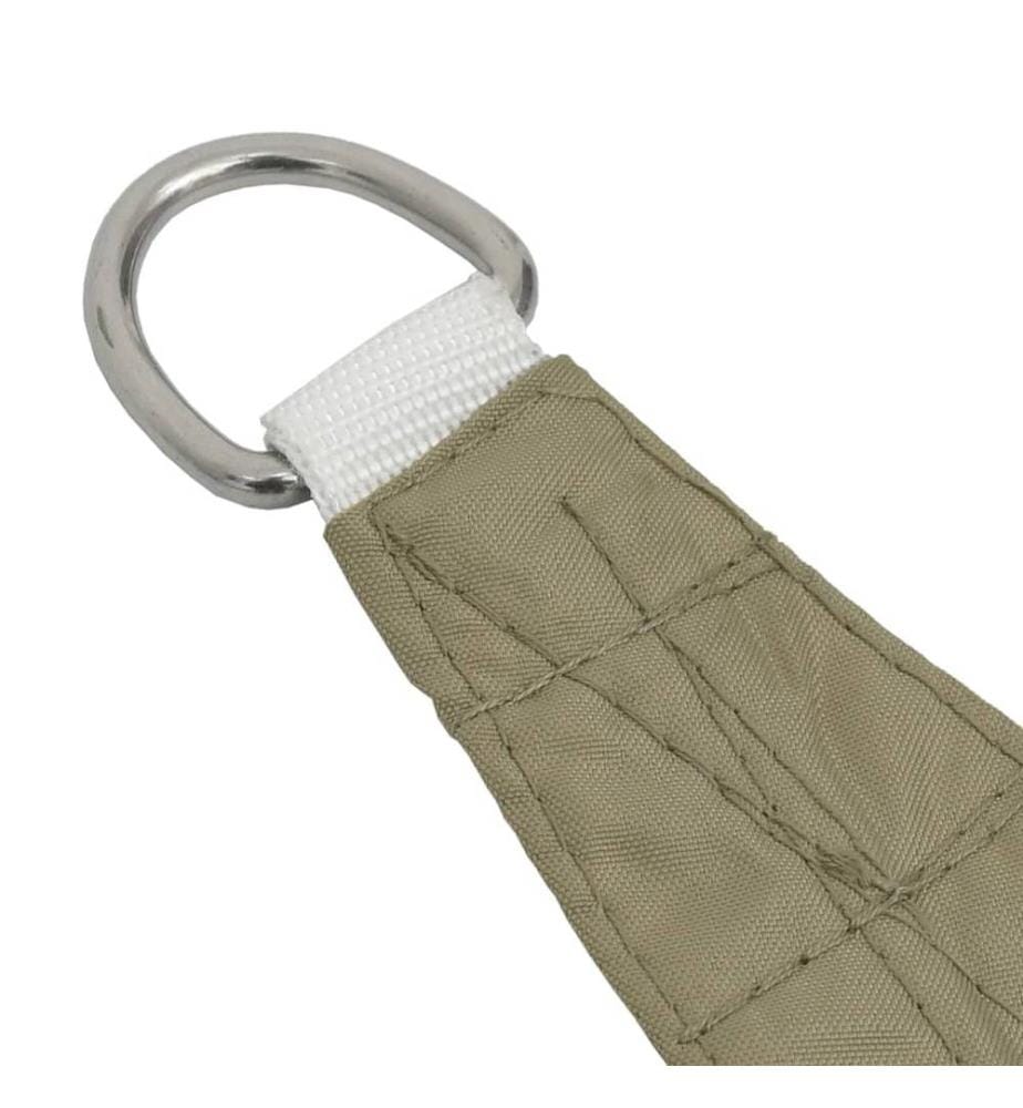 Voile de parasol tissu oxford carré 7x7 m beige