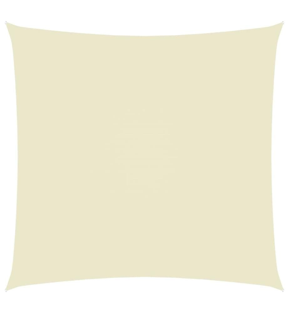 Sonnensegel Oxford-Gewebe Quadratisch 2,5x2,5 m Cremeweiss