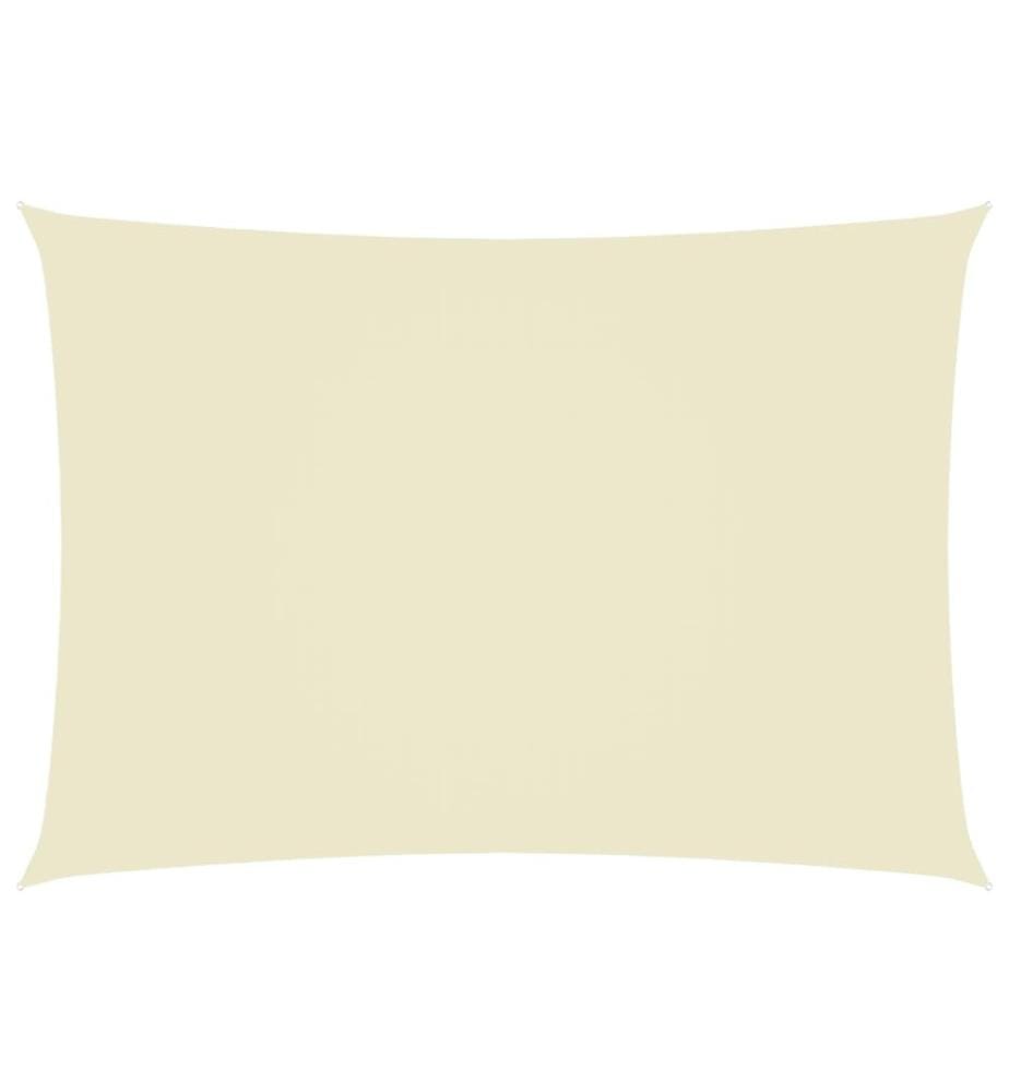Sonnensegel Oxford-Gewebe Rechteckig 5x7 m Creme