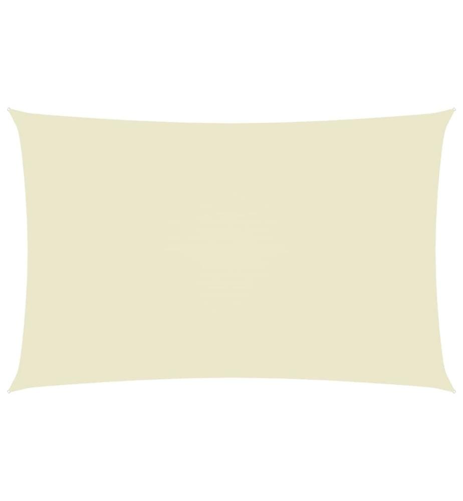 Sonnensegel Oxford-Gewebe Rechteckig 5x8 m Creme