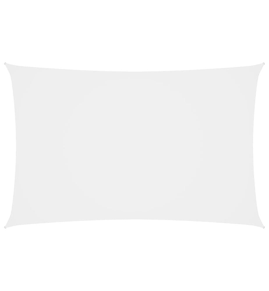 Sonnensegel Oxford-Gewebe Rechteckig 4x7 m Weiss
