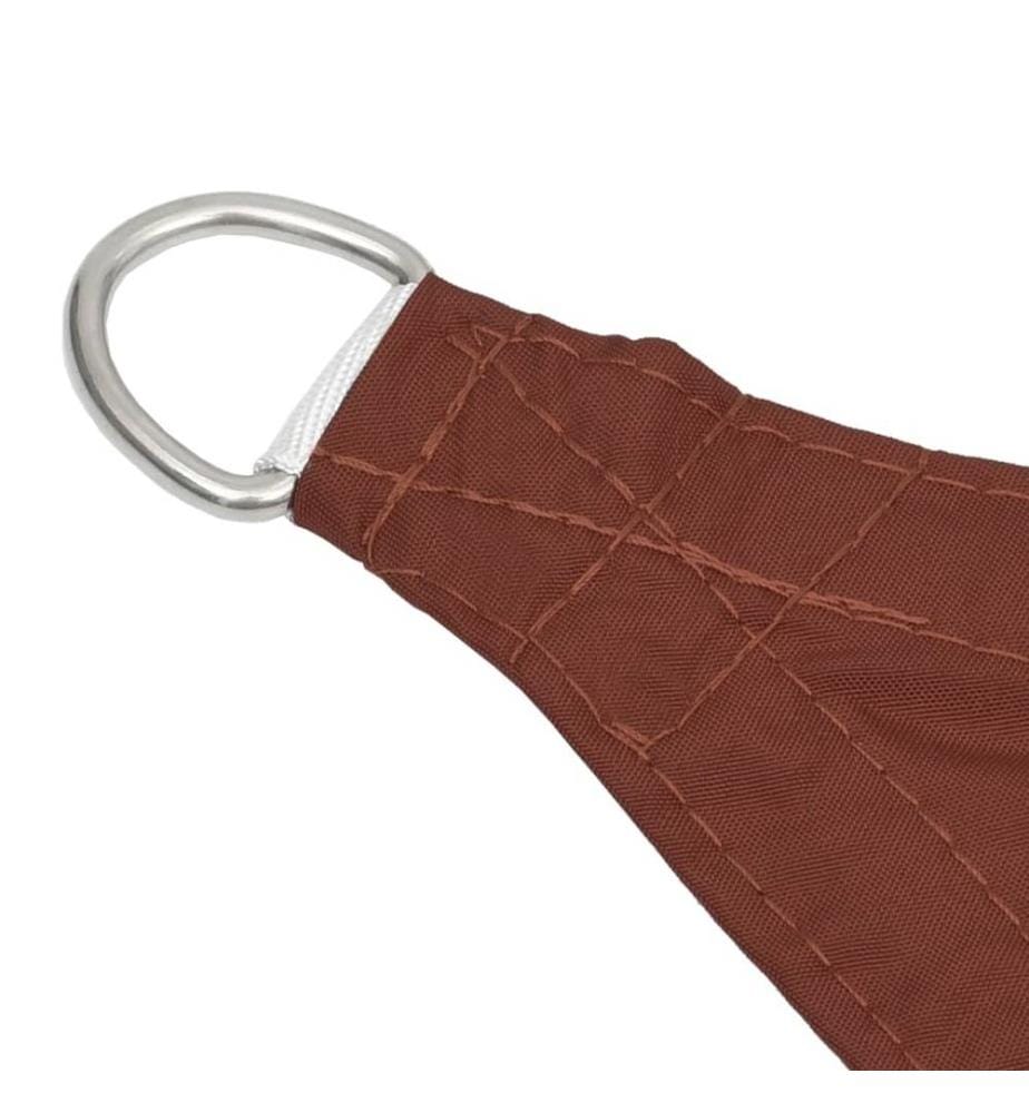 Voile de parasol tissu oxford carré 7x7 m terre cuite