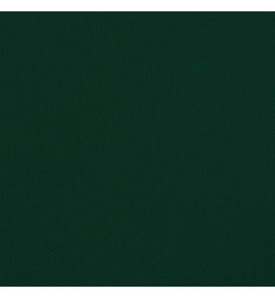 Voile de parasol tissu oxford carré 6x6 m vert foncé