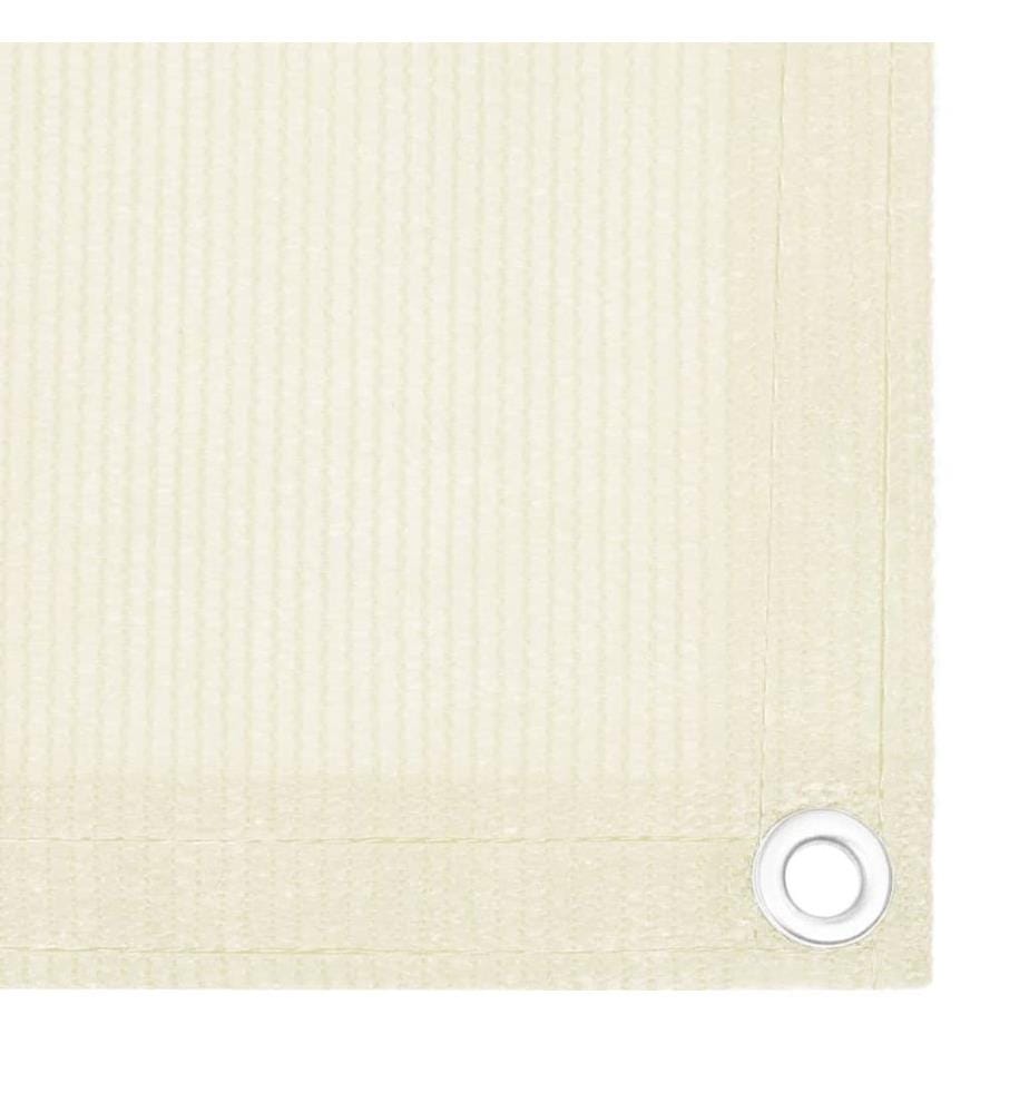 Balkon Sichtschutz Creme 120x500 cm HDPE