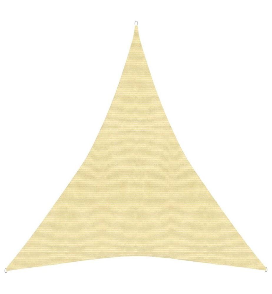Voile d'ombrage 160 g/m² Beige 5x6x6 m PEHD