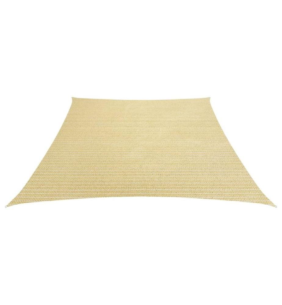 Voile d'ombrage 160 g/m² Beige 4/5x3 m PEHD