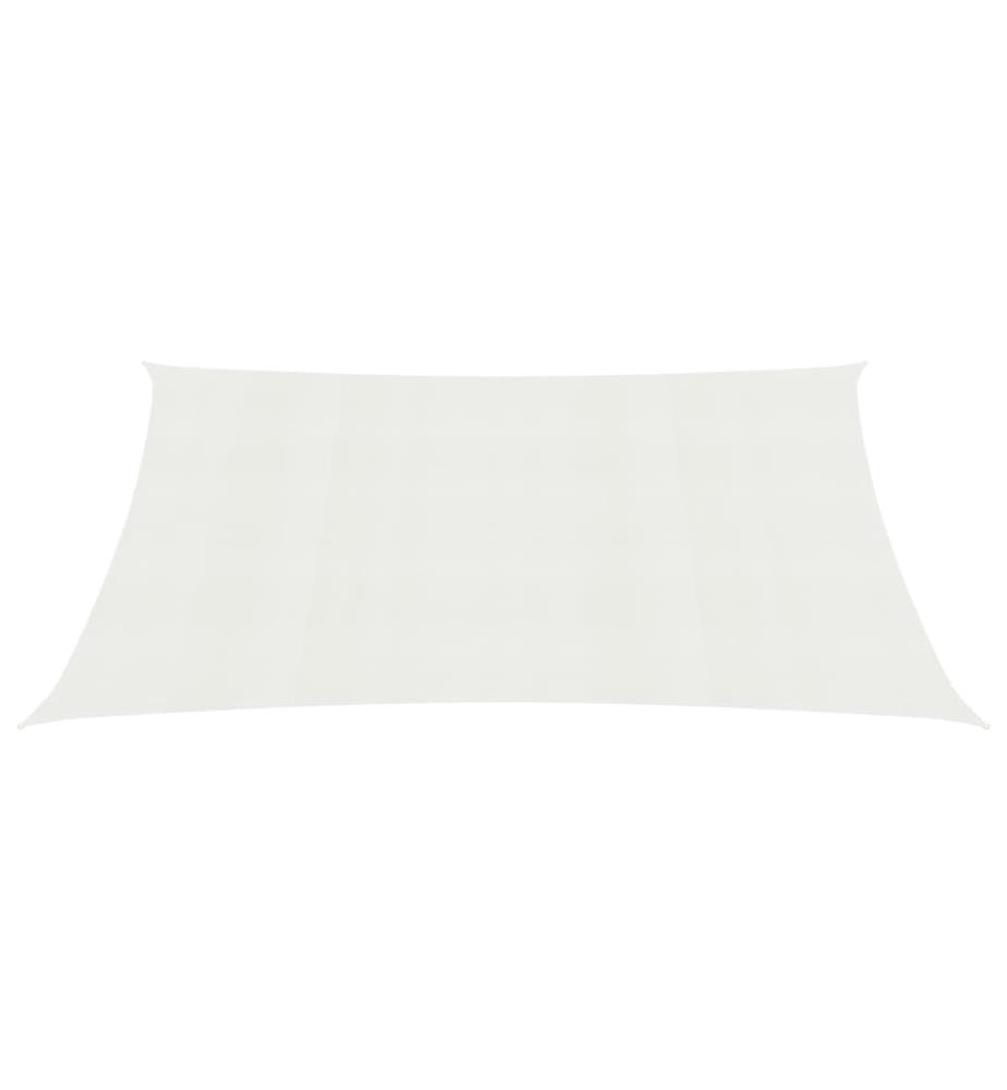 Sonnensegel 160 g/m² Weiss 3,5x5 m HDPE