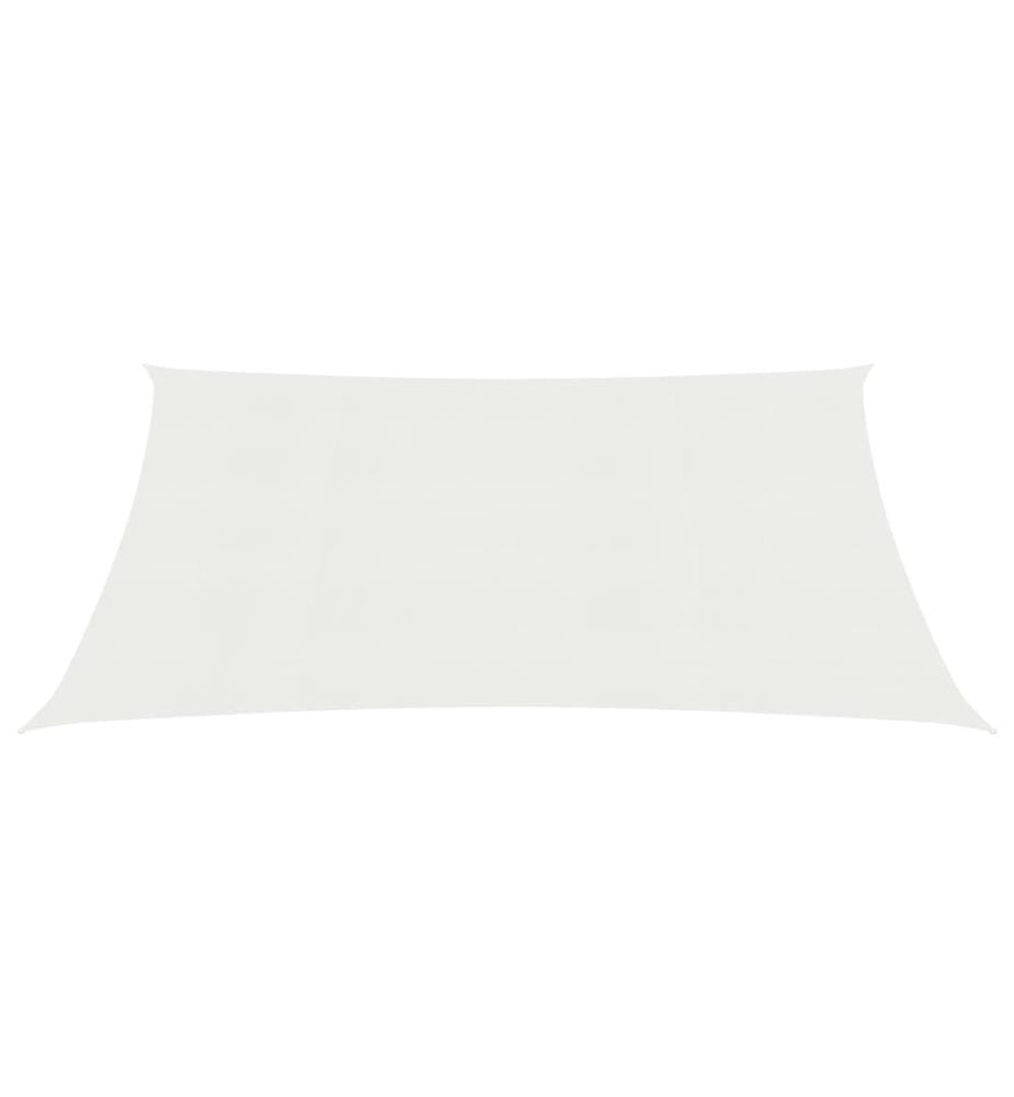 Sonnensegel 160 g/m² Weiss 4x5 m HDPE