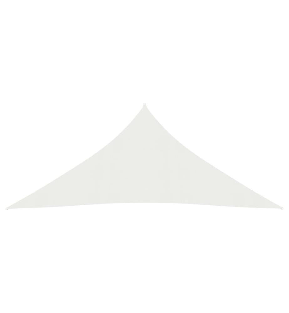 Voile d'ombrage 160 g/m² Blanc 4x5x5 m PEHD