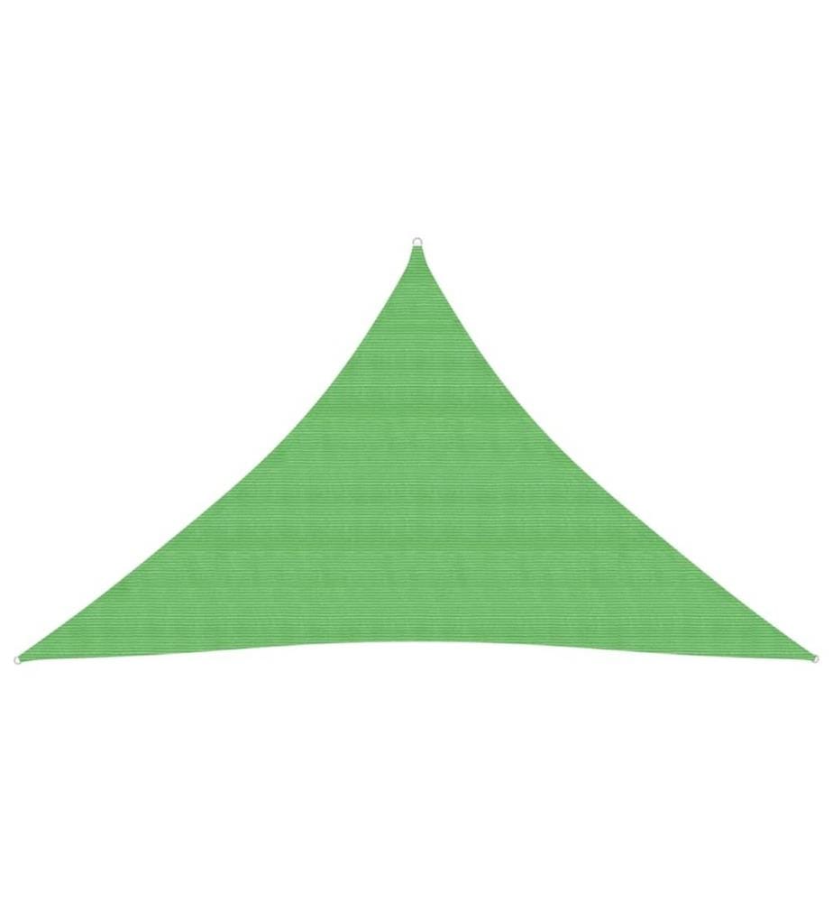 Sonnensegel 160 g/m² Hellgrün 5x5x6 m HDPE