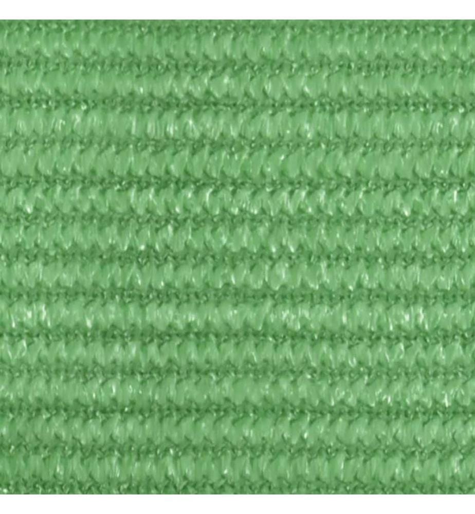 Sonnensegel 160 g/m² Hellgrün 5x5x6 m HDPE
