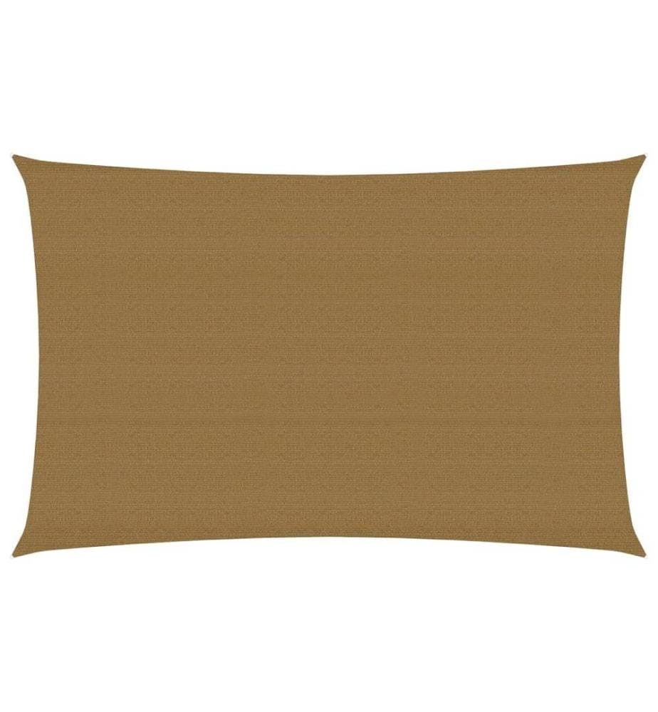 Sonnensegel 160 g/m² Taupe 2,5x4,5 m HDPE