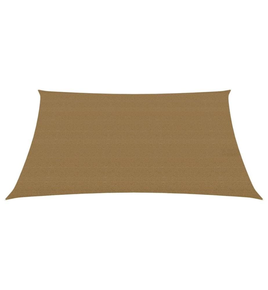 Sonnensegel 160 g/m² Taupe 3x4,5 m HDPE