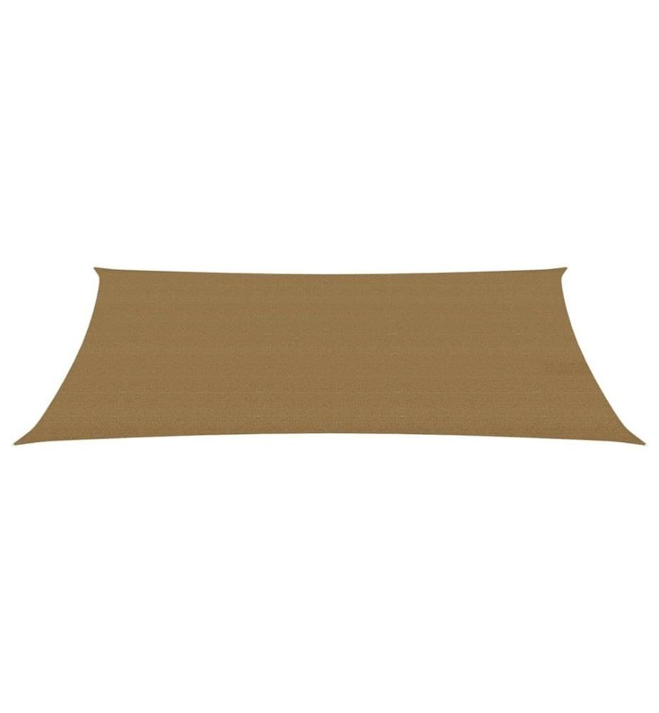 Sonnensegel 160 g/m² Taupe 5x8 m HDPE