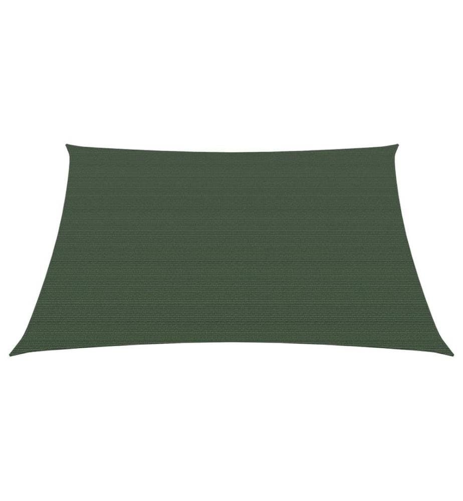 Sonnensegel 160 g/m² Dunkelgrün 4x4 m HDPE